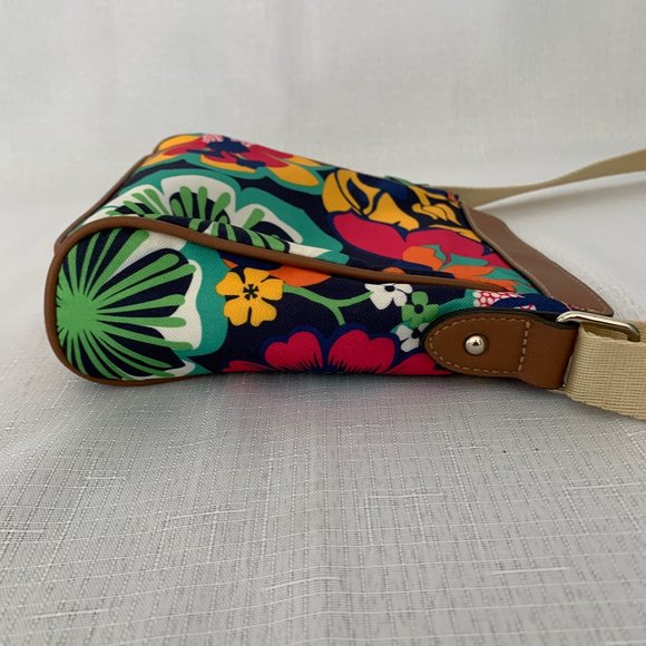 Green Living LILY BLOOM Floral Fiesta Cross Body Shoulder Bag - Picture 12 of 13